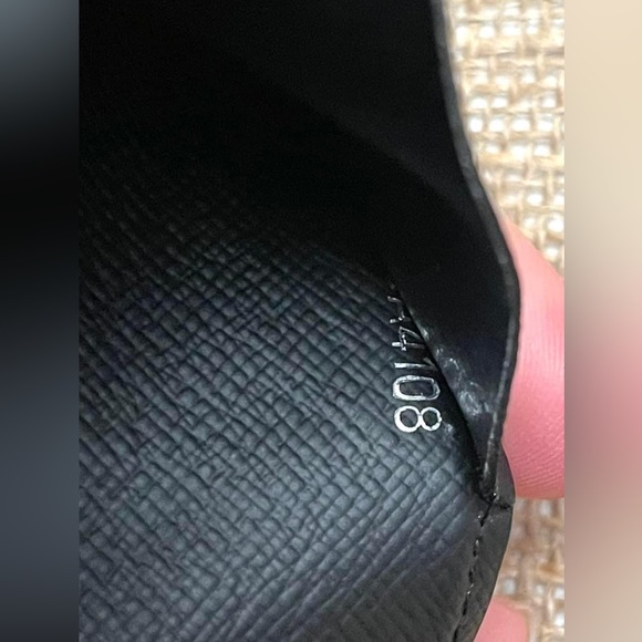 Credit card or Business card holder in Louis Vuitton graphite - Picture 6 of 10